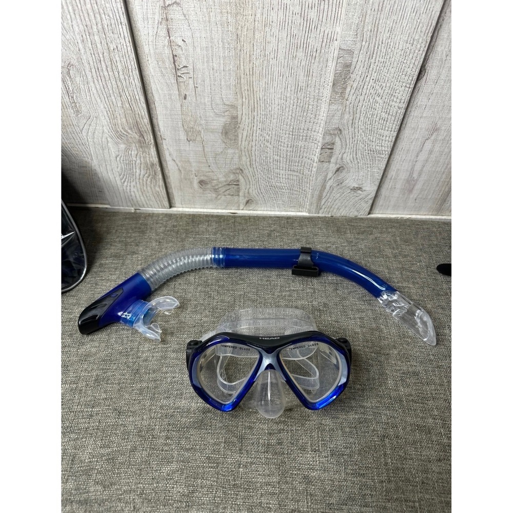 HEAD X-Ray Sailor Splash Quest Adult Silicone Snorkeling Set Blue SM 4.5/8.5 - Picture 9 of 9